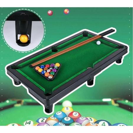 Mesa De Bilhar Infantil Sinuca Brinquedo Snooker Luxo - BRASKIT - Jogos de  Mesa e Salão - Magazine Luiza