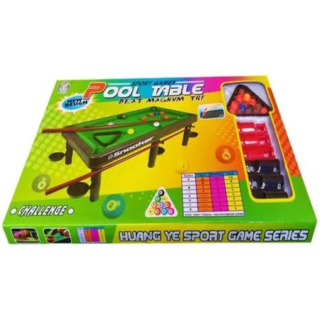 Mini Mesa De Bilhar Sinuca infantil com taco bilhar Snooker Portátil Jogo  Brinquedo, Magalu Empresas