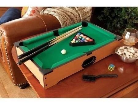 Mini Mesa De Sinuca Snooker Bilhar Em Madeira Jogo completo qloja! 