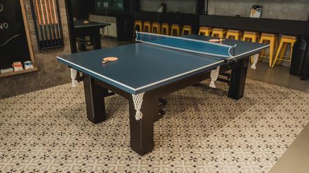 Mesa de Bilhar Hobby Vintage com Tampo de Ping Pong - Nelson Bilhares