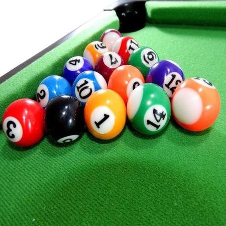 Mesa De Sinuca Mini Bilhar Jogo Brinquedo Infantil Divertido Snooker Pica  Pau Tacos Bolas - Sinuca / Bilhar Infantil - Magazine Luiza