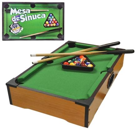 Mesa De Sinuca Mini Bilhar Jogo Brinquedo Infantil Divertido Snooker Pica  Pau Tacos Bolas - Sinuca / Bilhar Infantil - Magazine Luiza