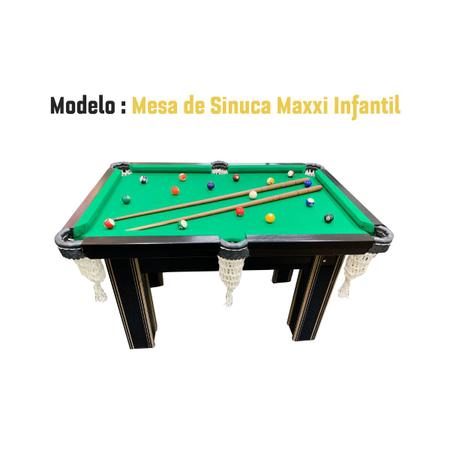 Jogo De Sinuca Infantil Snooker Com Mesa Verde E Assessorio - Artigos  infantis - Cidade Industrial, Curitiba 916546122