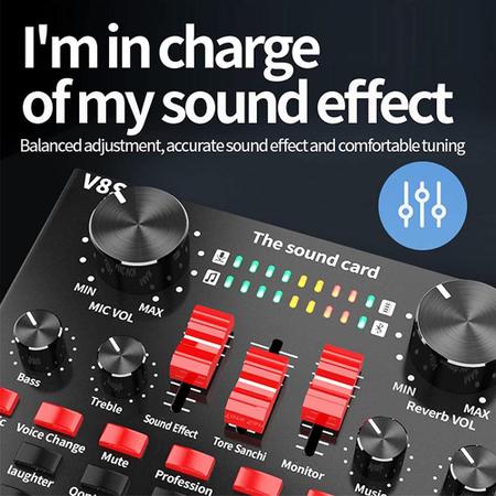 Imagem de Mesa de som 16 efeitos sonoros engraçados BT smartphone PC