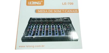 Mixer de Som, DJ Mixer 6 Canais DSP Liga de Alumínio Botão Separado  100-240V para Cantar (plugue da ue)