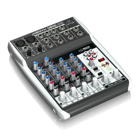 Imagem de Mesa de Som Analógica Behringer Q802  8 Canais NF+Garantia 220V