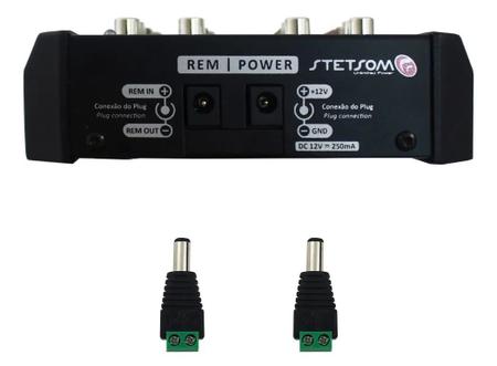 Imagem de Mesa De Som Automotivo Stetsom Stm0602 12v E Liga Na Tomada