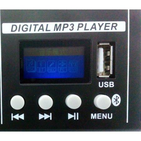 Imagem de Mesa De Som Bluetooth Usb Mixer Mp3 Player Digital 4 Canais