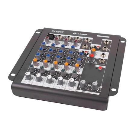 Imagem de Mesa De Som Mixer Starmix 602 com 6 Canais Ll Audio