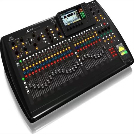 Imagem de Mesa Digital X32 Full  Behringer com 32 Canais XLR 14 Auxiliares - 100V/240V C/Nf eGarantia