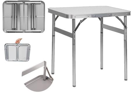 Imagem de Mesa Dobravel Portatil Vira Maleta Camping Praia 60x45cm