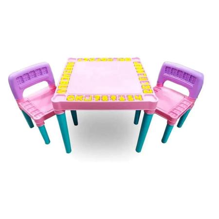 Imagem de Mesa e Cadeira Educativa Tritec Para Brincadeiras Sortidas