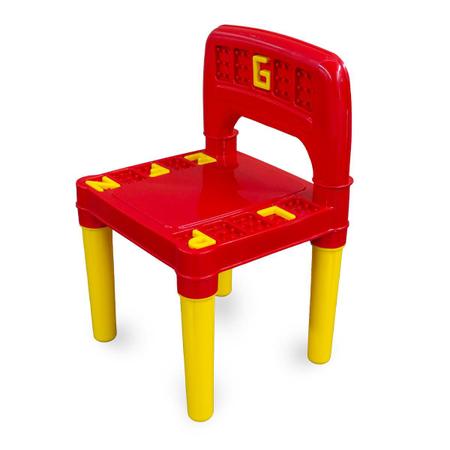 Imagem de Mesa Educativa Infantil Didática Com Duas Cadeiras Tritec