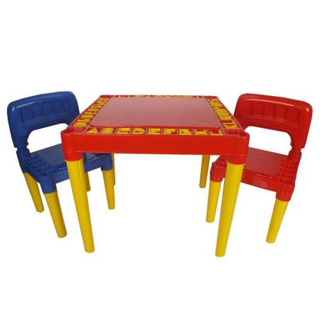 Imagem de Mesa Educativa Infantil Vermelha Tritec