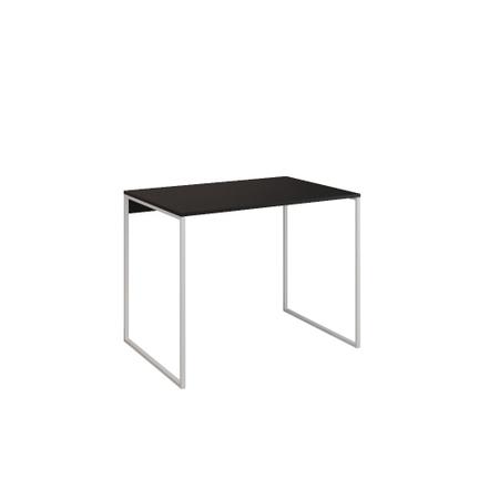 Imagem de Mesa Escrivaninha Industrial Tampo de Madeira 90x53cm Ferro Branco