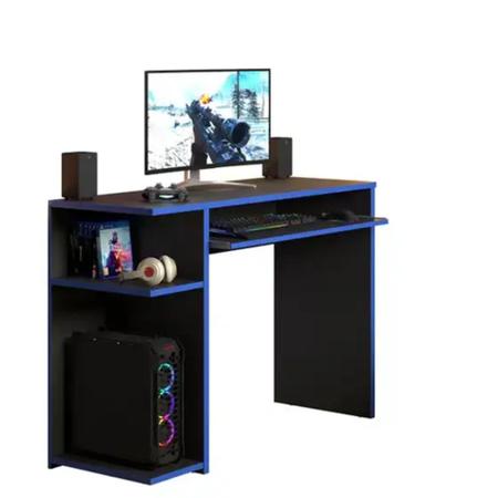 Imagem de Mesa estudo De Computador Gamer JM QUARTO Varias Cores-AZUL OFERTA