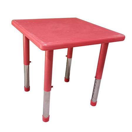 Mesa De Jogo E Cadeira De Atividade De Areia De Água, Mesa De Plástico  Ajustável Em Altura Com 2 Cadeiras, Fácil De Instalar (Color : Red, Size :  120x60x52-64cm)