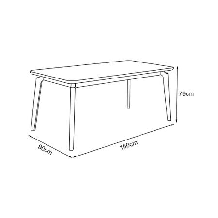 Conjunto De Jantar Hércules C/ Mesa De Jantar 160cmx90cm Tampo Em Laca e  Vidro Off White / Capuccino + 6 Cadeiras Estofadas Facto Cinza / Capuccino  - attraktiva