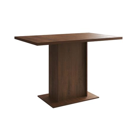 Imagem de Mesa Jantar Retangular Londres Amêndoa 120x77cm com 4 Cadeiras Eames Estofadas Verde Base Madeira