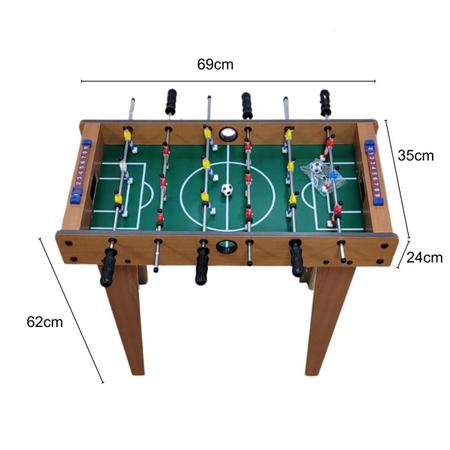 Bambalalão Brinquedos Educativos Futebol de Mesa Pebolim Jogo