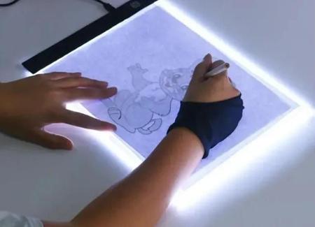 Imagem de Mesa Luz Led Branco P/ Folha De Papel A4 Desenhos Profissional