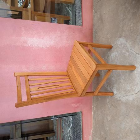 Imagem de Mesa Madeira de Demolição 140cm x 70cm com 4 Cadeiras Pequim de jantar Sudeste Rústico