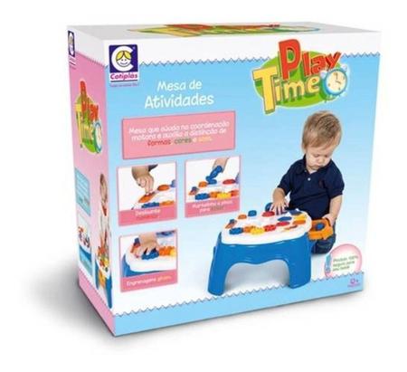 Imagem de Mesa Mesinha De Atividades Com Gaveta Play Time Cotiplás