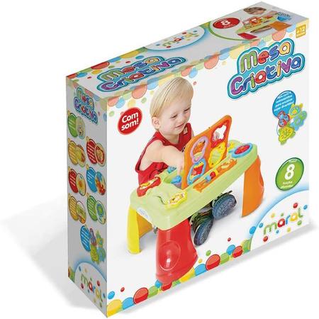 Imagem de Mesa Mesinha Infantil Bebê Com Som E Atividades Maral 4002