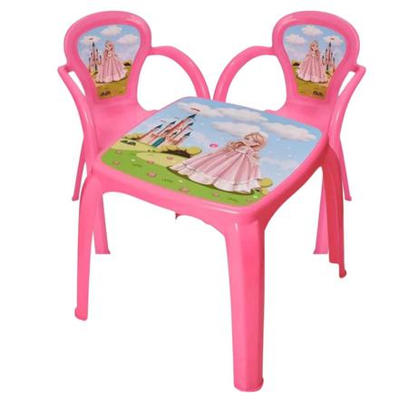 Kit Mesa e Cadeira com Jogos Princesa Sofia Multibrink - Multikids