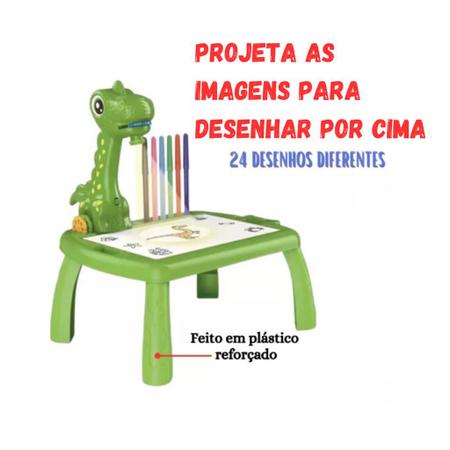 Mesa Infantil Projetora De Desenhos Dinossauro - Zoop Toys