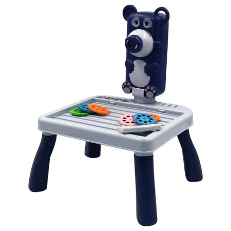 Mesa Mix 4 em 1 Projetor Infantil Estimulo e Aprendizado das