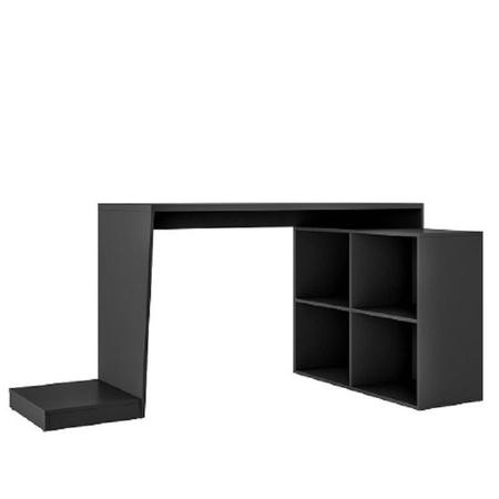 Imagem de Mesa Para Computador Gamer 4 Nichos Bmg 03 - Preto