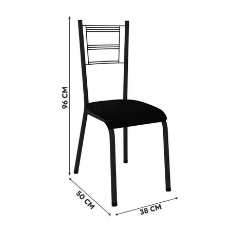 Imagem de Mesa Para Cozinha Com 6 Cadeiras Estofadas Confraternização Shop JM