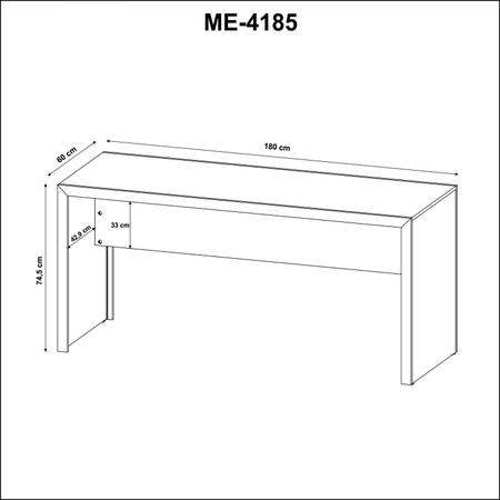 Imagem de Mesa Para Escritório 180cm ME4185