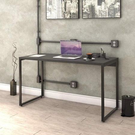 Imagem de Mesa para Escritório Office Estilo Industrial 135cm Kuadra Compace