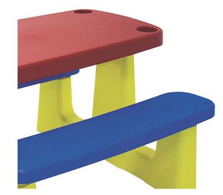 Imagem de Mesa Picnic Infantil Colorida em Polipropileno 92360000