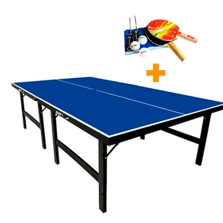 MESA DE TÊNIS DE MESA ( PING PONG ) COR VERDE DE 15 MM DE MDF CLOCKSPORT