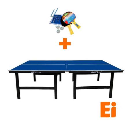 Mesa de Ping Pong / Tênis de Mesa Klopf - 18 mm - Azul