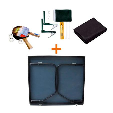 Mesa de ping pong mdf 15mm 1009 klopf c/ rodas, suporte E rede + kit  Raquetes e Bolinhas 5055 em Promoção na Americanas