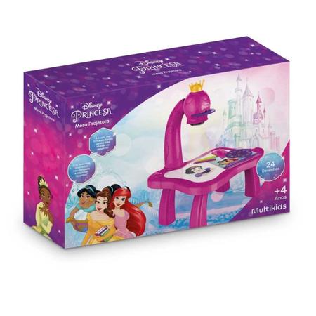 Imagem de Mesa Projetora com Canetinhas e 32 Desenhos Disney Princesas Diferentes BR2133 Multikids