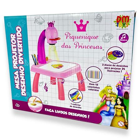 Mesa Rosa com Projetor 48 Desenhos Jogo Tetris + 12 Canetinha - Toy Mix -  Outros Jogos - Magazine Luiza