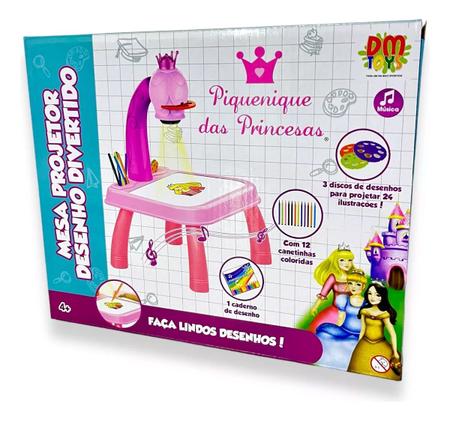 Imagem de Mesa Projetora Infantil Piquenique das Princesas - Dm Toys