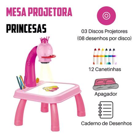 Imagem de Mesa Projetora Infantil Piquenique das Princesas - Dm Toys