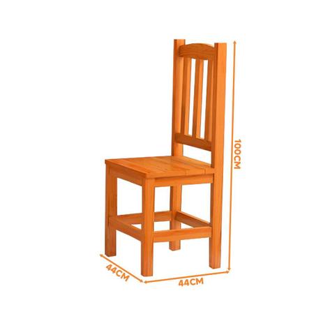 Imagem de Mesa Retangular Com 8 Cadeiras Madeira Maciça 200 x 88 Marrom Realce Shop JM