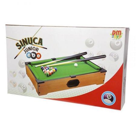 Jogo de Sinuca Infantil 22 Pçs World Brinquedos 9,5x31x51cm RF2986