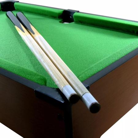 Mesa de Sinuca Bilhar Snooker Portátil Tacos E Bolas pe alto - SANXIA -  Mesa de Sinuca - Magazine Luiza