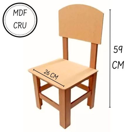 Imagem de Mesinha Didática Em Madeira Infantil Com 2 Cadeiras Crianças