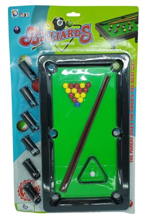 Mesinha Jogo Sinuca 40Cm Infantil Snooker Brilhar 2 Taco Bol - Ddg - Sinuca  / Bilhar Infantil - Magazine Luiza