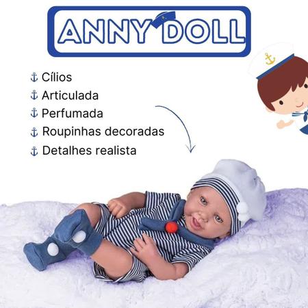 Imagem de  Metade Full Barato Boneca Anny Doll Coleção Baby Reborn Menino