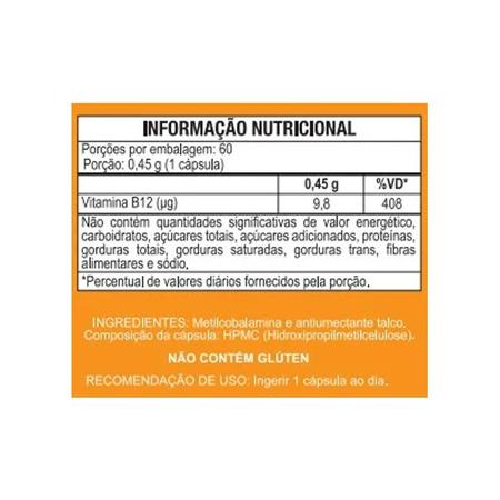Metilcobalamina (Vitamina B12) 60cps Duom Imagem de Metilcobalamina (Vitamina B12) 60cps Duom